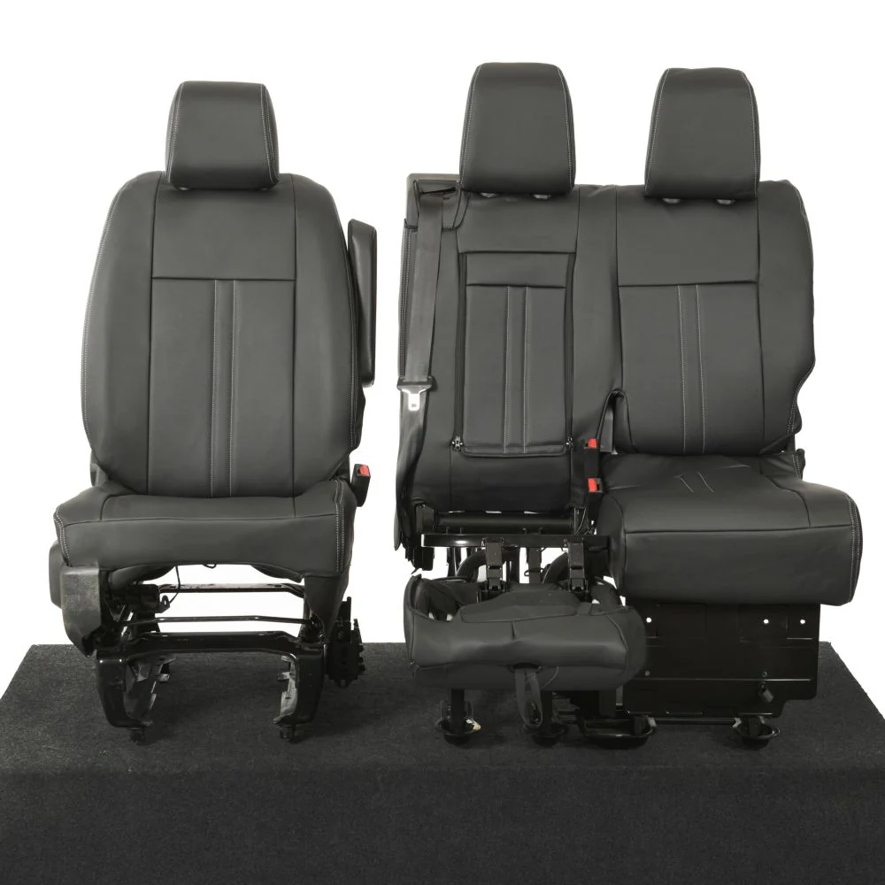 Citroen Dispatch 2016+ Leatherette Seat Covers - Front - Image 4