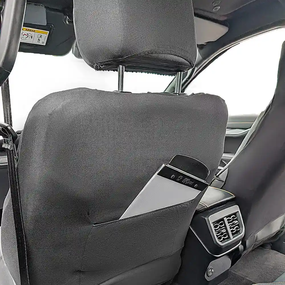 Driver & Passenger Semi-Tailored Leatherette Seat Covers - Waterproof & Airbag Compatible - Image 5