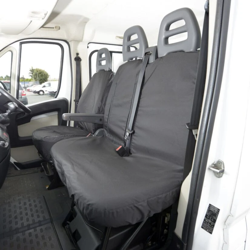 Fiat Ducato Van  2007-2022 Tailored  Seat Covers - Three Front Seats - Image 4