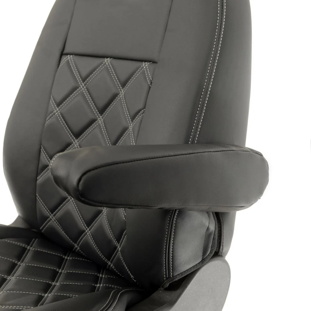 Ford Transit Custom 2013-2024 Leatherette Seat Covers - Front - Image 3