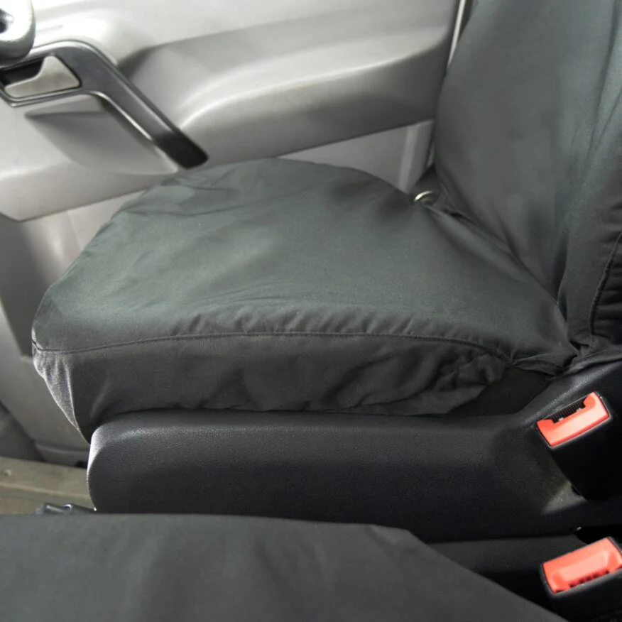 Mercedes Sprinter Van 2006-2018 Tailored  Seat Covers - Three Front Seats With Work Tray - Image 3