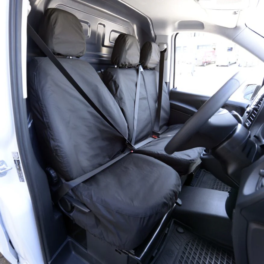 Mercedes Vito Van 2015+ Tailored Seat Covers - Three Front Seats - Image 2