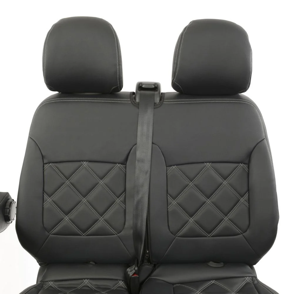 Renault Trafic 2014+ Leatherette Seat Covers - Front - Image 5