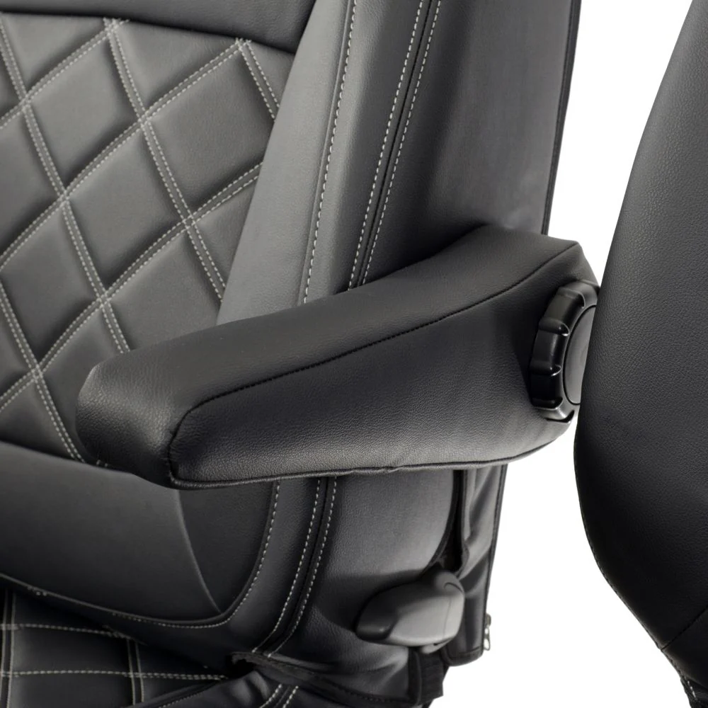 Renault Trafic 2014+ Leatherette Seat Covers - Front - Image 8