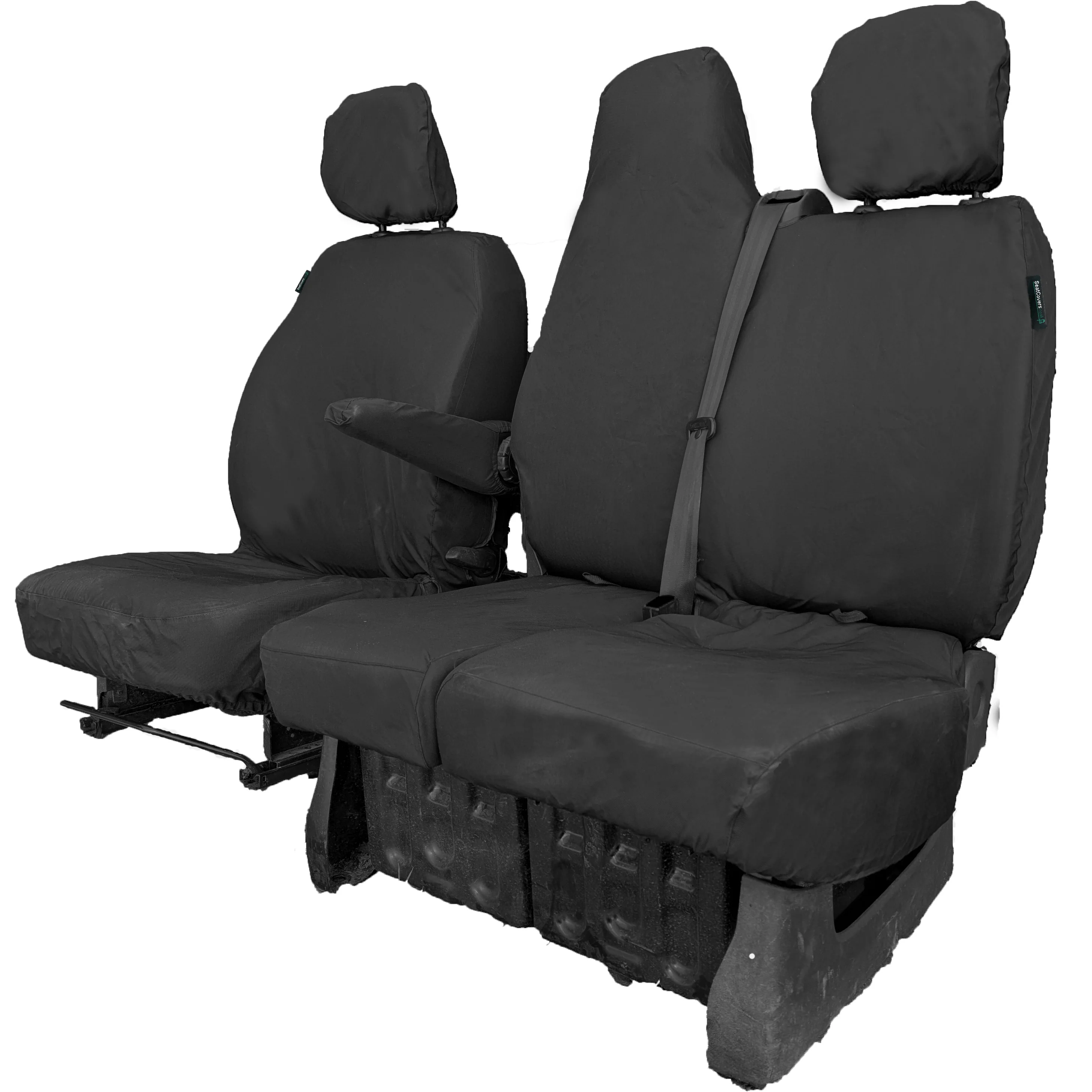 Renault Trafic 2014+ Tailored  Seat Covers - Three Front Seats Double Folding Middle Front Seat - Image 2