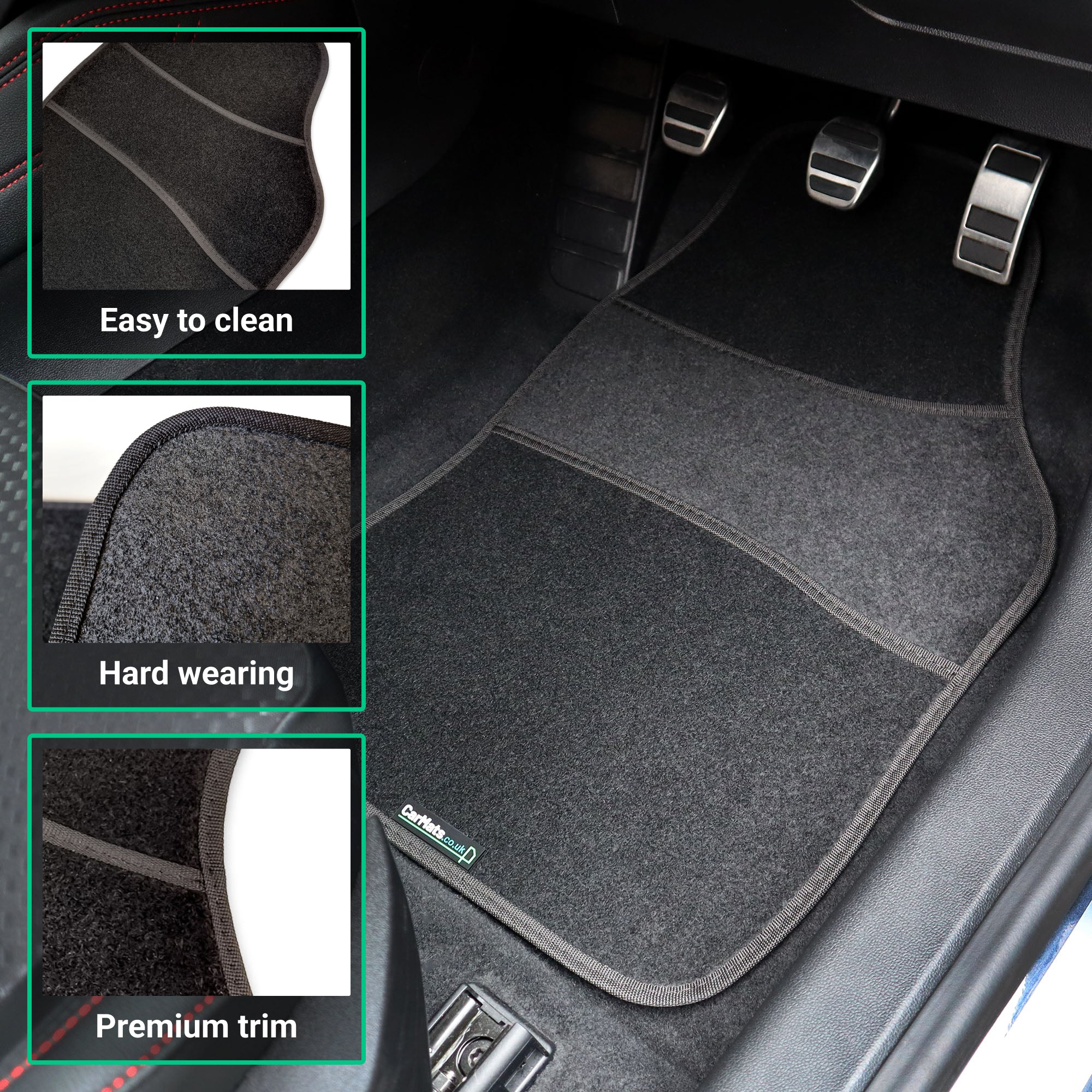 Universal Carpet Car Mats - Image 5