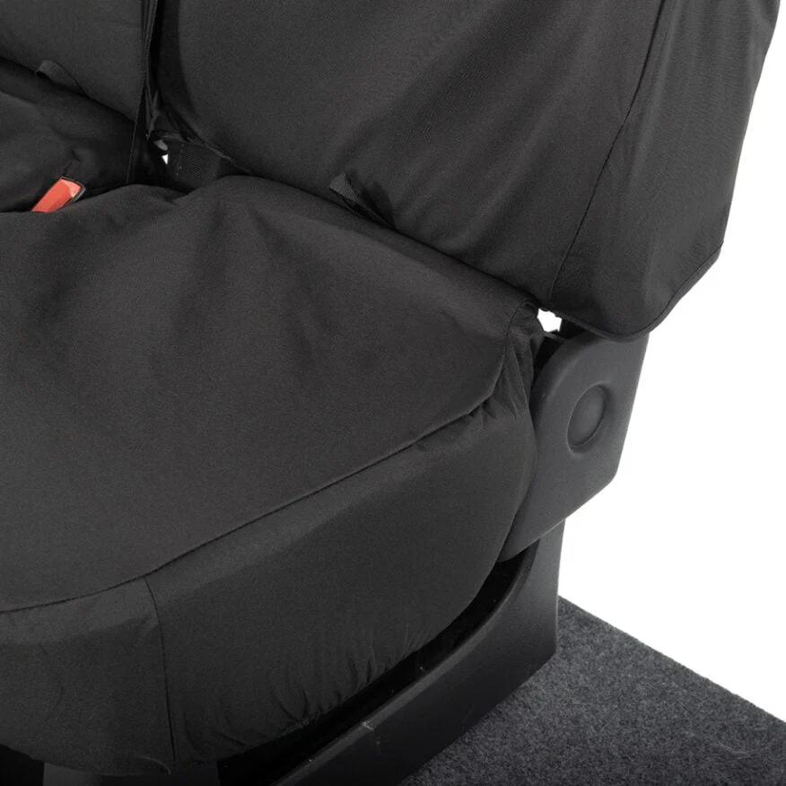 Vauxhall Movano Van 2010-2022 Tailored  Seat Covers - Three Front Seats Folding Middle Seat Two Piece Passenger Base - Image 4