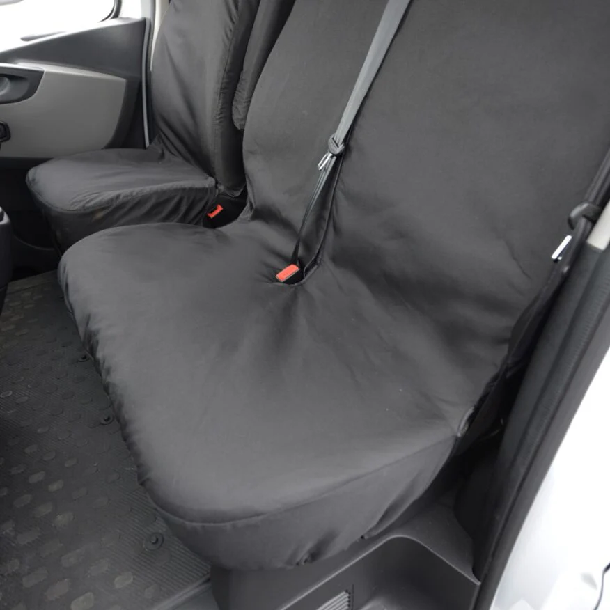 Vauxhall Vivaro Van 2014-2019 Tailored Seat Covers - Three Front Seats Three Front Seats No Under Seat Storage - Image 2