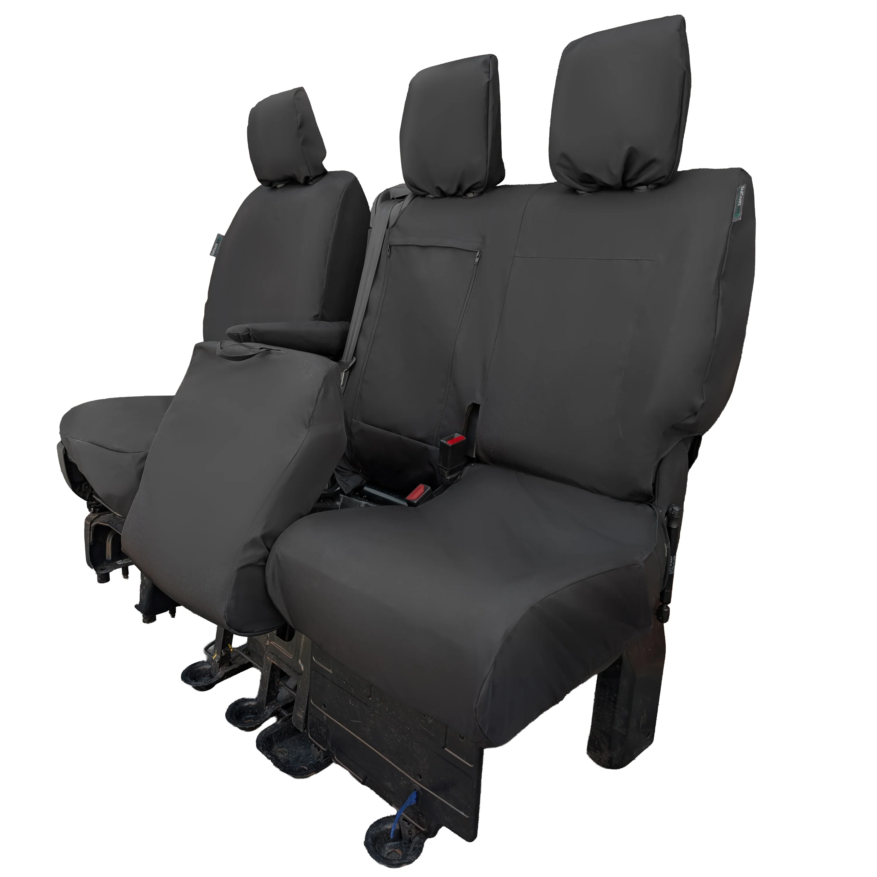 Vauxhall Vivaro Van 2019+ Tailored Seat Cover - Single Driver & Double Passenger Split Base Seat - Image 3