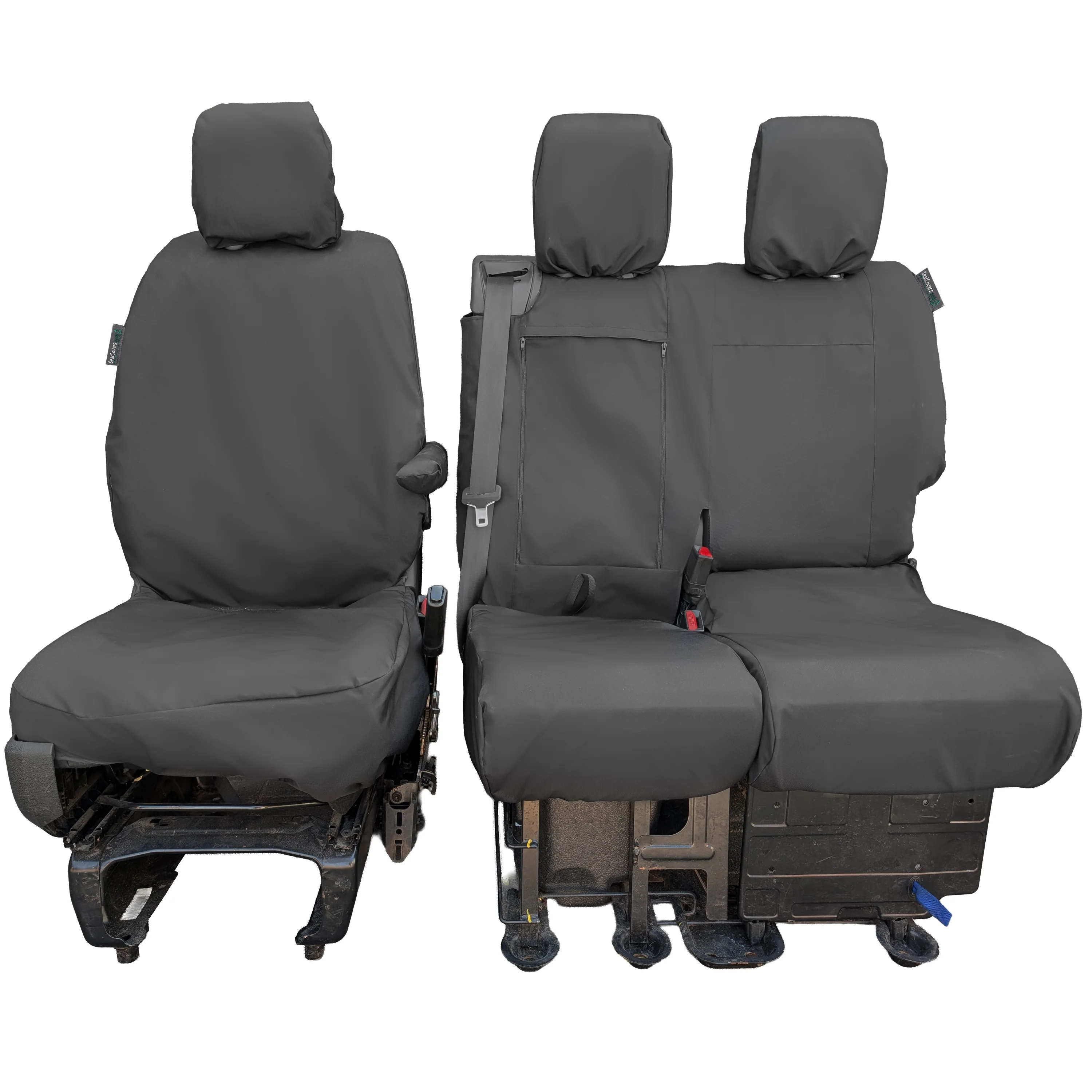 Vauxhall Vivaro Van 2019+ Tailored Seat Cover - Single Driver & Double Passenger Split Base Seat - Image 4
