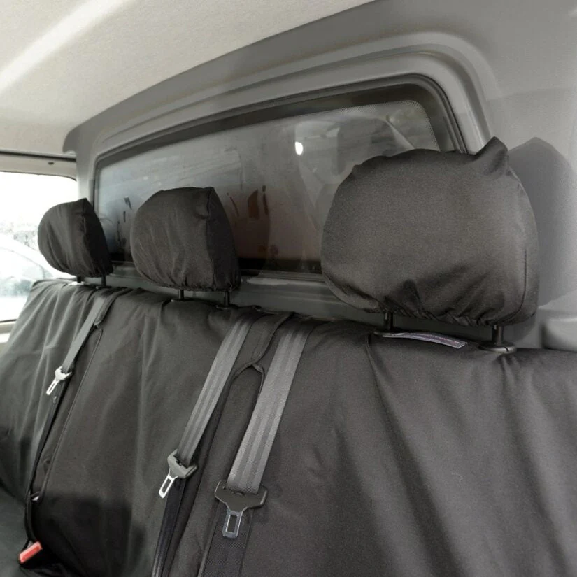 Vauxhall Vivaro Van  2019+ Tailored  Seat Covers - Rear Seats Bench With Armrests - Image 3