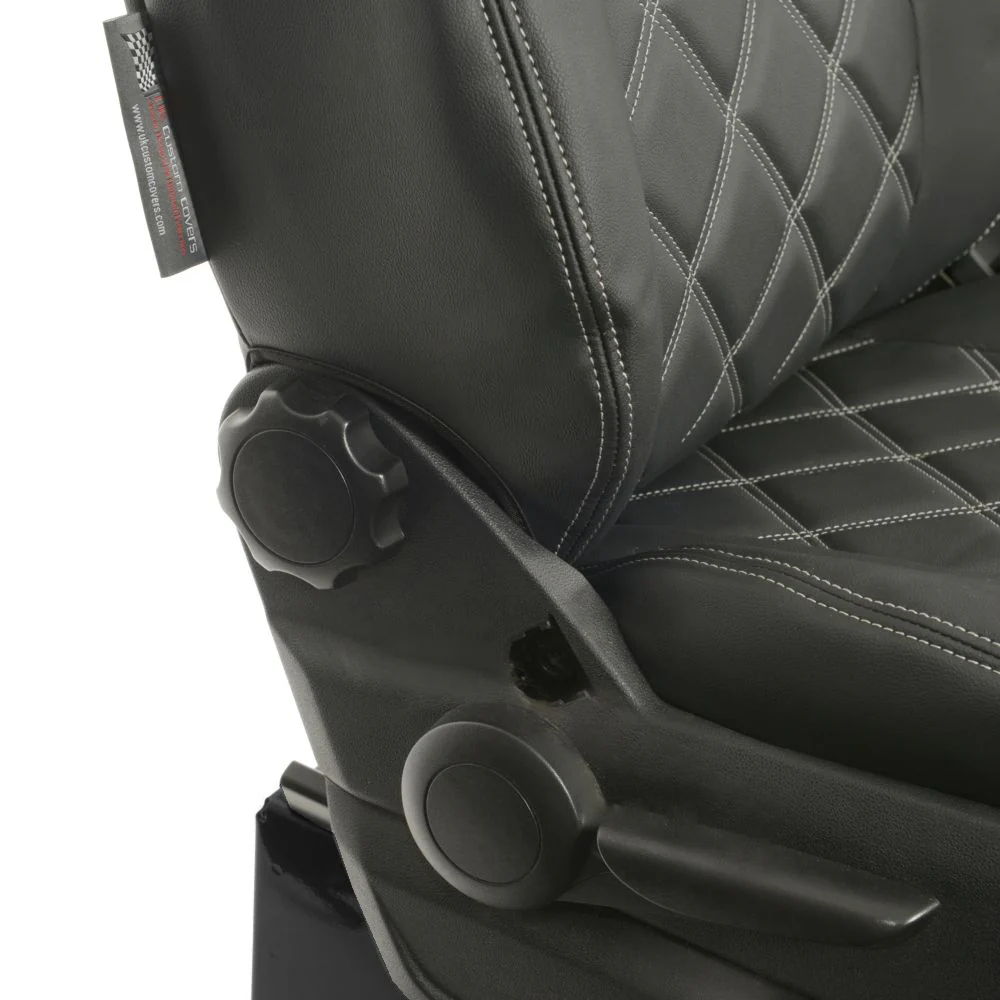 Volkswagen Crafter Van 2006-2017 Leatherette Seat Covers - Front - Image 10