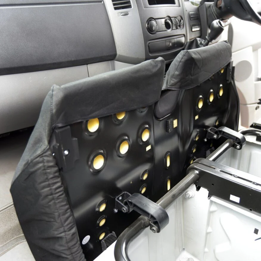 Volkswagen Crafter Van 2006-2017 Tailored Seat Covers - Three Front Seats With Work Tray - Image 4