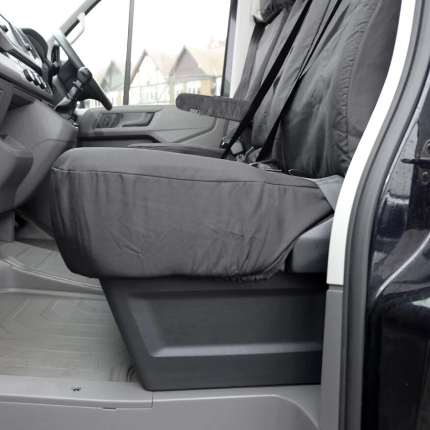 Volkswagen Crafter Van 2017+ Tailored  Seat Covers - Three Front Seats No Folding Middle Seat - Image 3