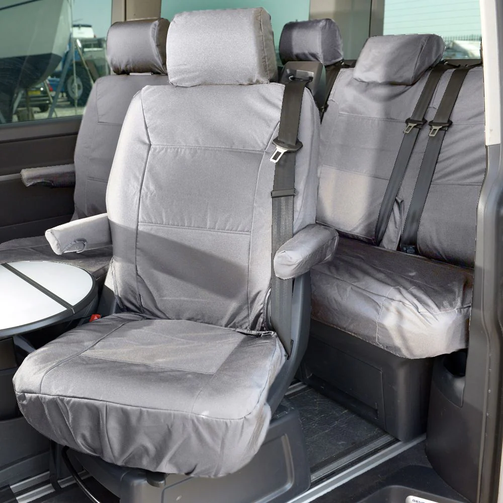 Volkswagen T5 Caravelle 2009-2015 Tailored Seat Covers - Second Row One Single Seats left Side - Image 5