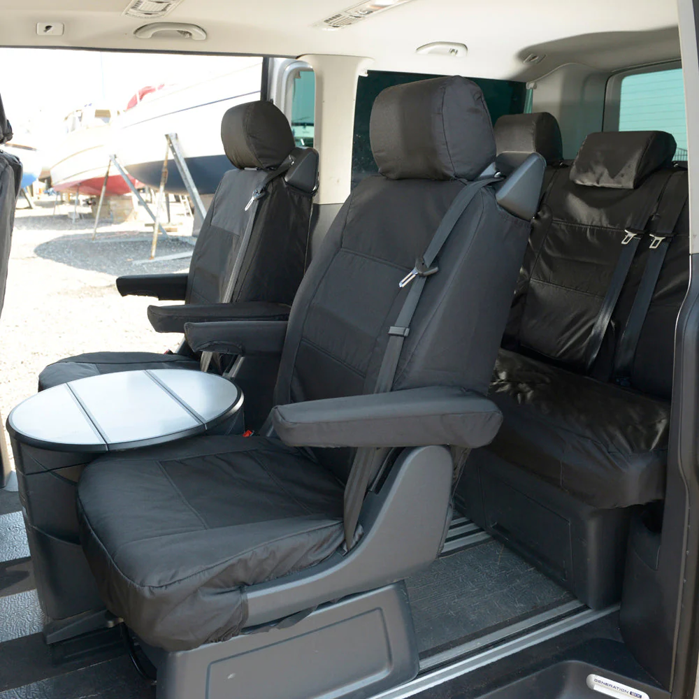 Volkswagen T5 Caravelle 2009-2015 Tailored  Seat Covers - Second Row One Single Seats Right Side - Image 3