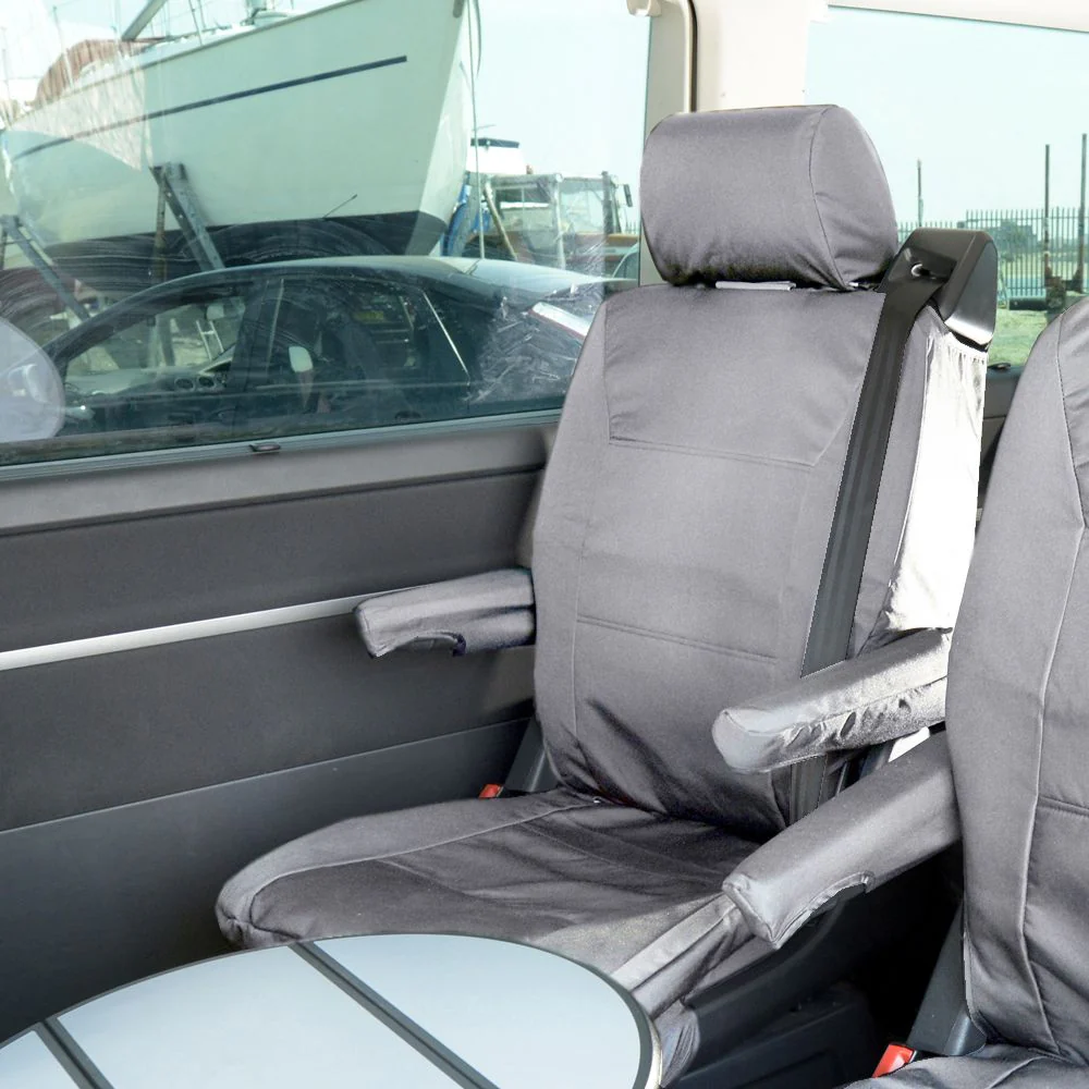 Volkswagen T5 Caravelle 2009-2015 Tailored  Seat Covers - Second Row One Single Seats Right Side - Image 5