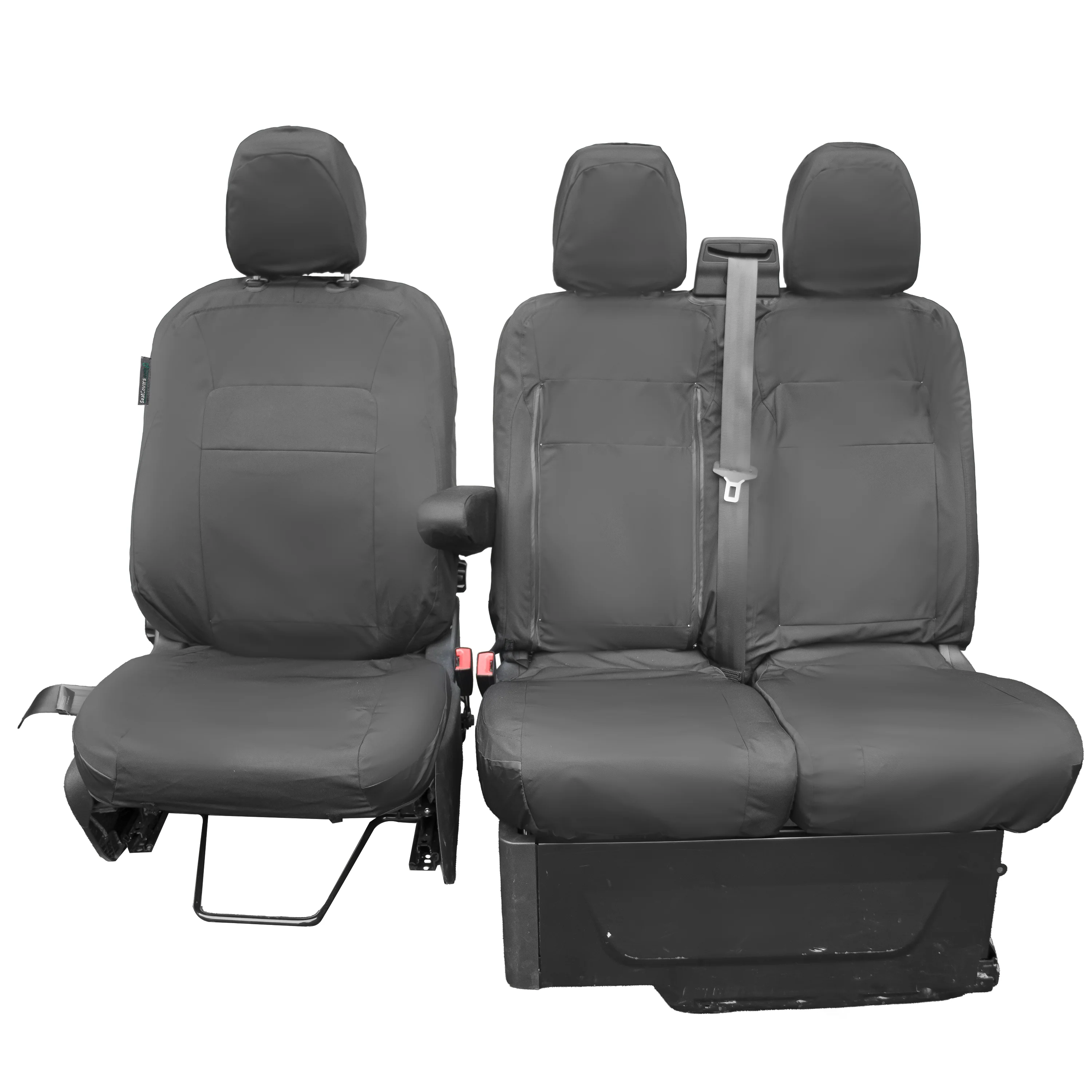 Volkswagen T7 Van 2025+ Tailored Seat Cover - Three Front Seats - Image 3