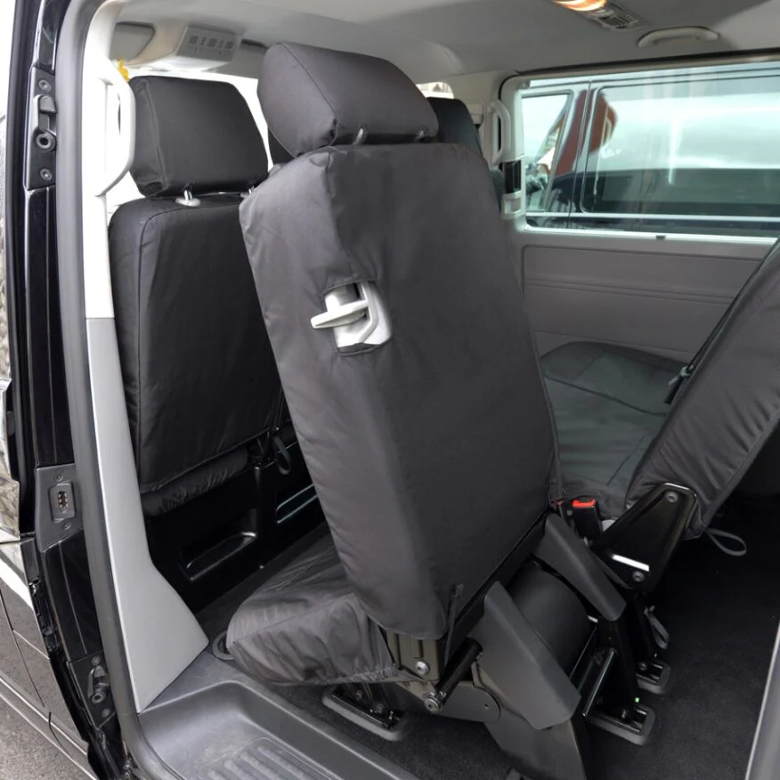 Volkswagen Transporter T6.1 Kombi Van 2019-2025 Tailored Seat Covers - Rear Three Single Seat Second Row - Image 2