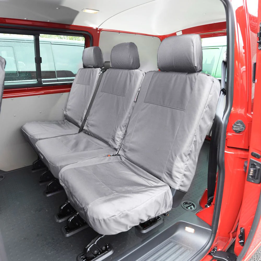 Volkswagen Transporter T6.1 Kombi Van 2019-2025 Tailored Seat Covers - Rear Three Single Seat Second Row - Image 6
